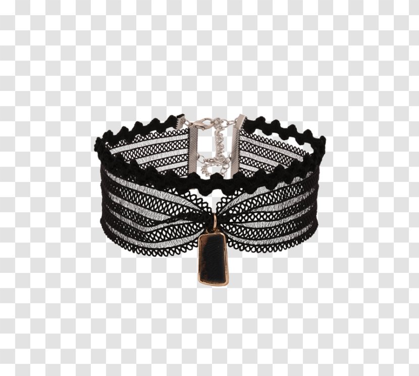 Bracelet Necklace Earring Choker - Belt Buckle - Fashion Lace Transparent PNG