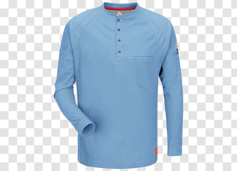 Long-sleeved T-shirt Henley Shirt - Cotton Transparent PNG