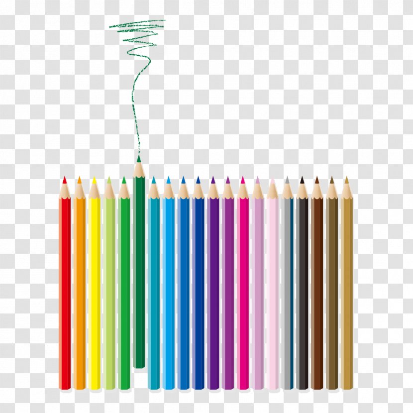 Paper Colored Pencil Transparent PNG