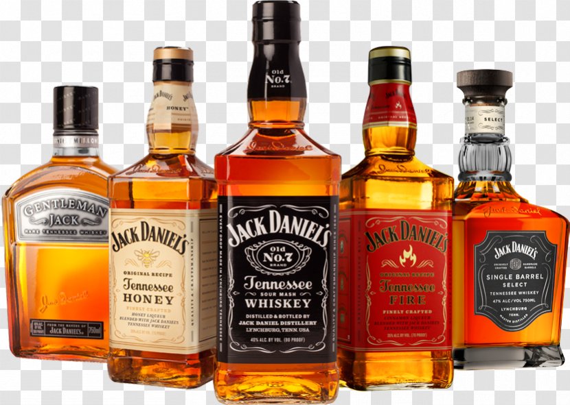 Bourbon Whiskey American Tennessee Distilled Beverage - Bottle - Mottu Transparent PNG