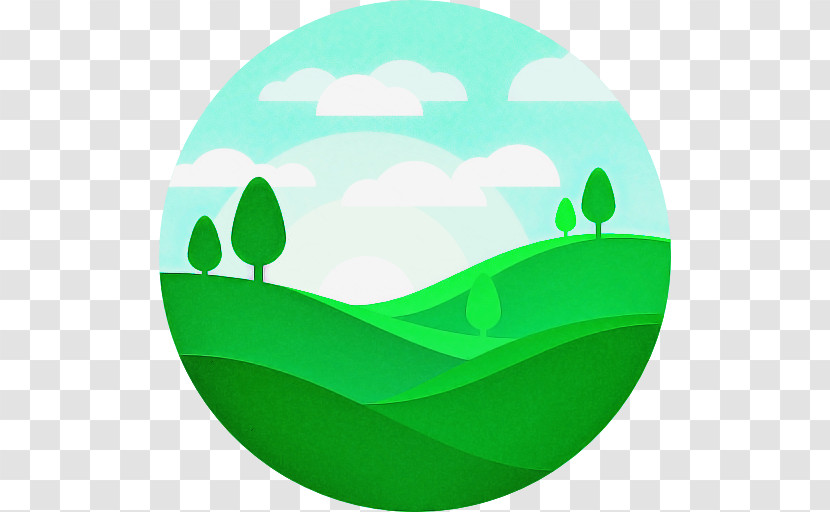 Green Leaf Symbol Grass Logo Transparent PNG