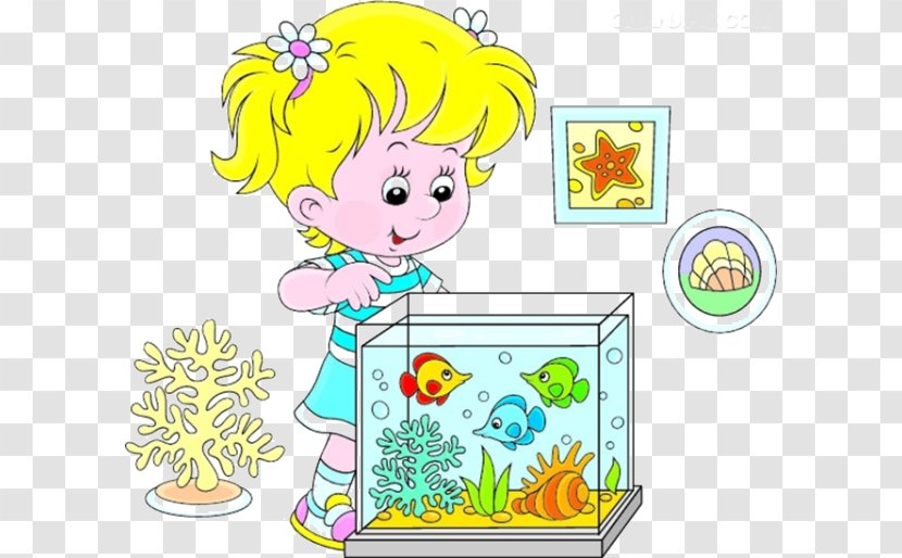 Drawing Cartoon Line Art Illustration - Fish Kids Creative Transparent PNG