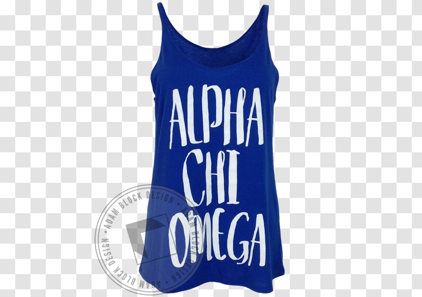 T-shirt Sleeveless Shirt Clothing - Chi Omega Transparent PNG