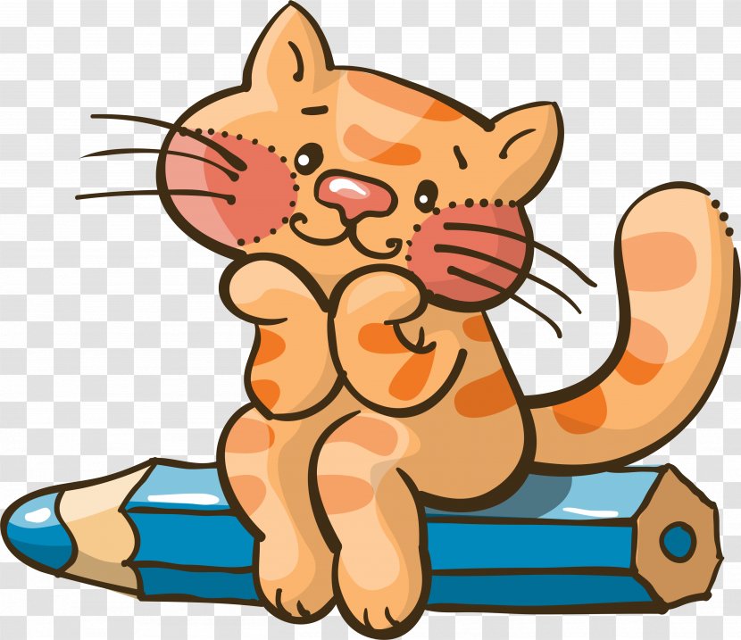 Cat Kitten Drawing - Tail - Cheburashka Transparent PNG