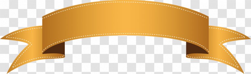 Banner Paper Clip Art - Orange - Ribbon Transparent PNG