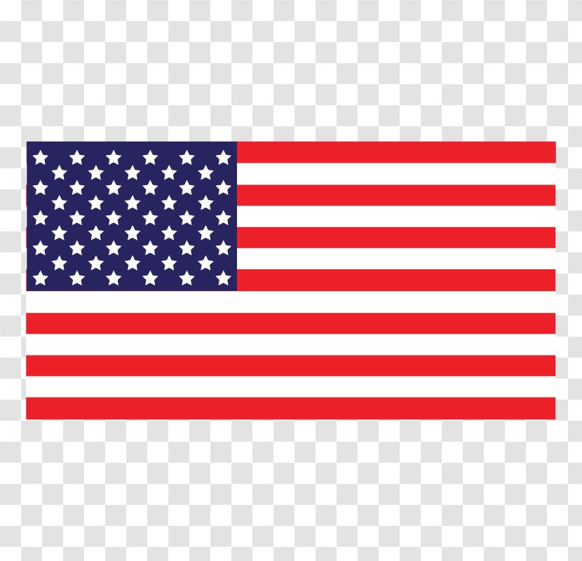Flag Of The United States Flat Design - Brand - Personalized Colorful Flags Transparent PNG