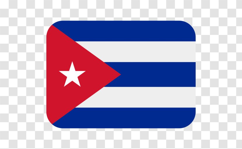 Flag Of Cuba Emoji Regional Indicator Symbol The United States - Blue Transparent PNG