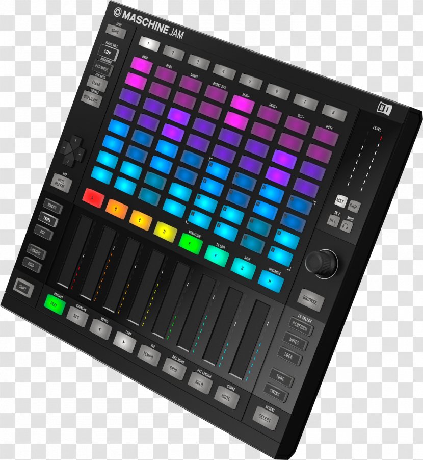 Native Instruments Maschine Jam Drum Machine Musical - Watercolor Transparent PNG