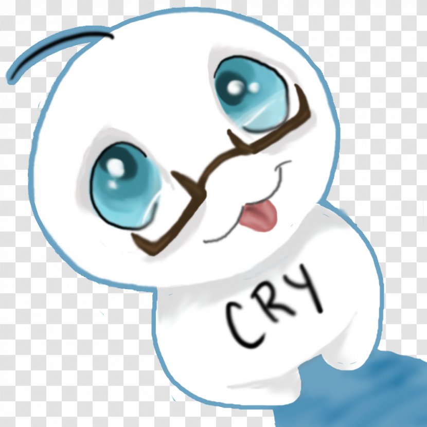 Eye YouTuber Crying - Cartoon Transparent PNG