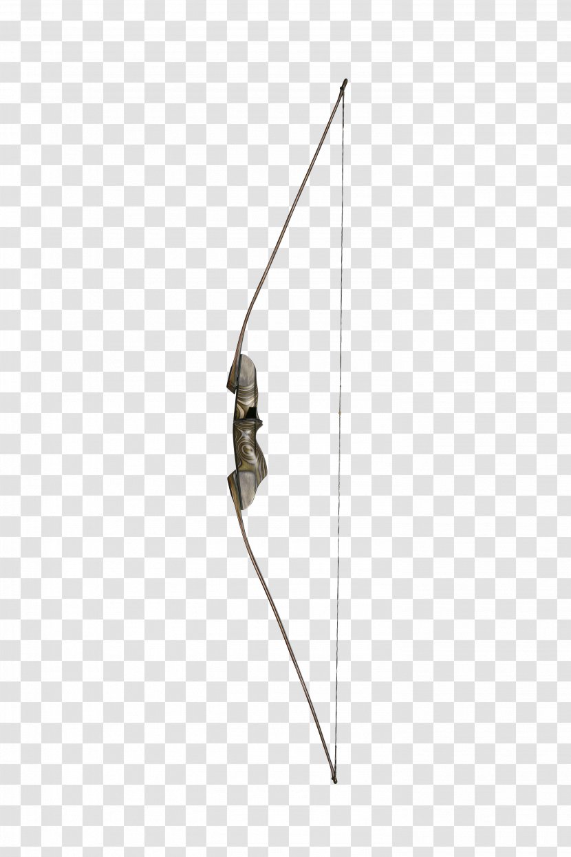 Ranged Weapon Bow And Arrow Line Angle Transparent PNG