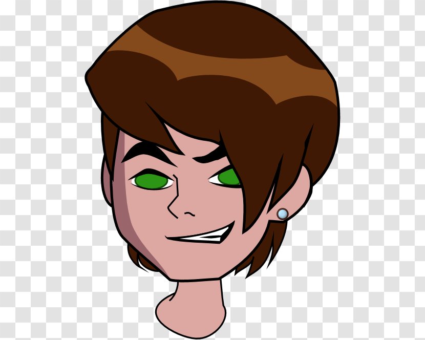 Eye Artist Ben 10: Omniverse Forehead - Facial Expression - Waw Vector Transparent PNG