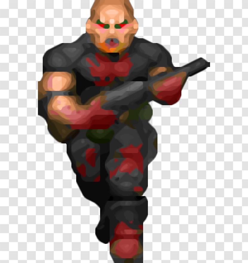 Doom II Shotgun Doomguy - Heart Transparent PNG