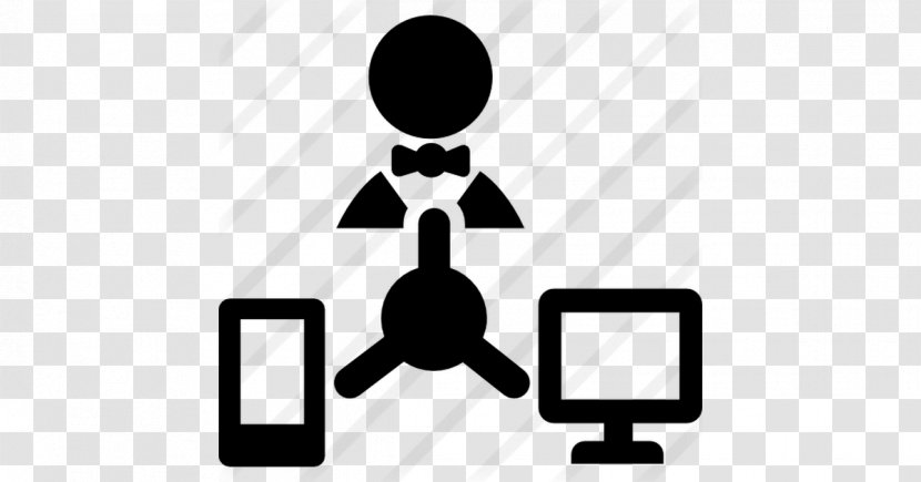System Administrator Download Icon Design - Black And White - Computer Transparent PNG