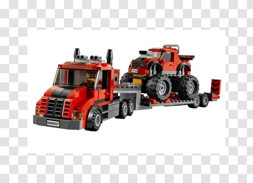 Model Car Motor Vehicle LEGO 60027 Monster Truck Transporter Transparent PNG