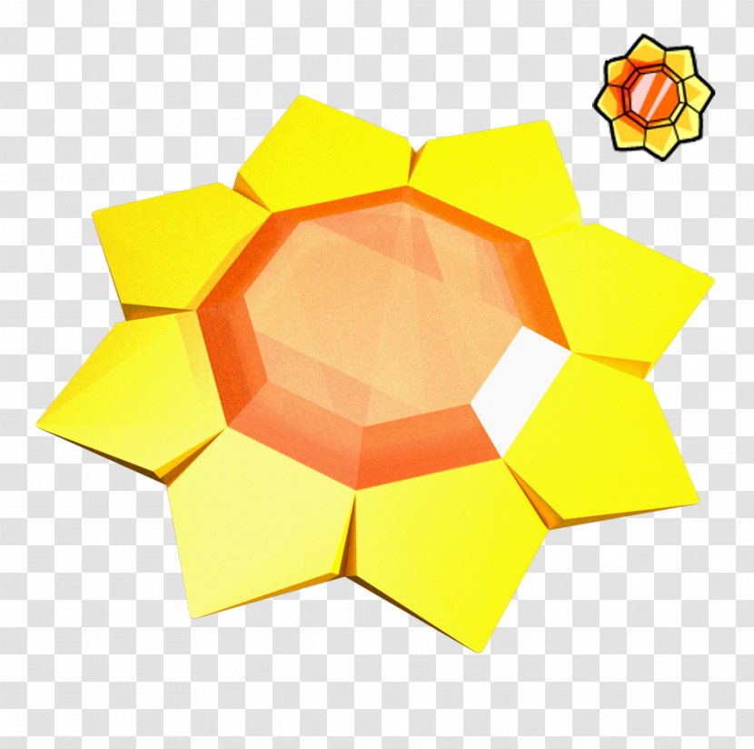 Line Pokémon Angle Material - Symmetry - Gold Three-dimensional Figure 3 Transparent PNG