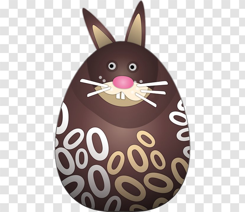 Easter Bunny T-shirt Egg European Rabbit - Designer - Chocolate Transparent PNG