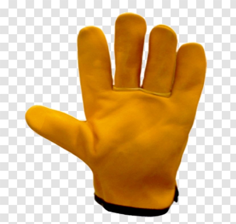 Finger Glove - Yellow - Guantes Transparent PNG