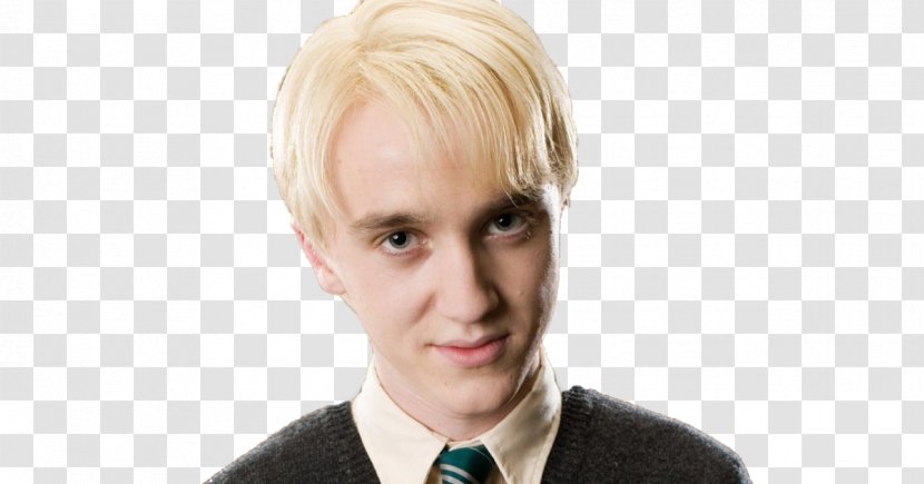 Draco Malfoy Tom Felton Ron Weasley Lucius Narcissa - Blond - Harry Potter Transparent PNG