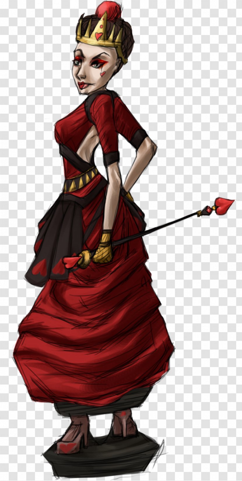 Costume Design Legendary Creature - Red Queen Transparent PNG