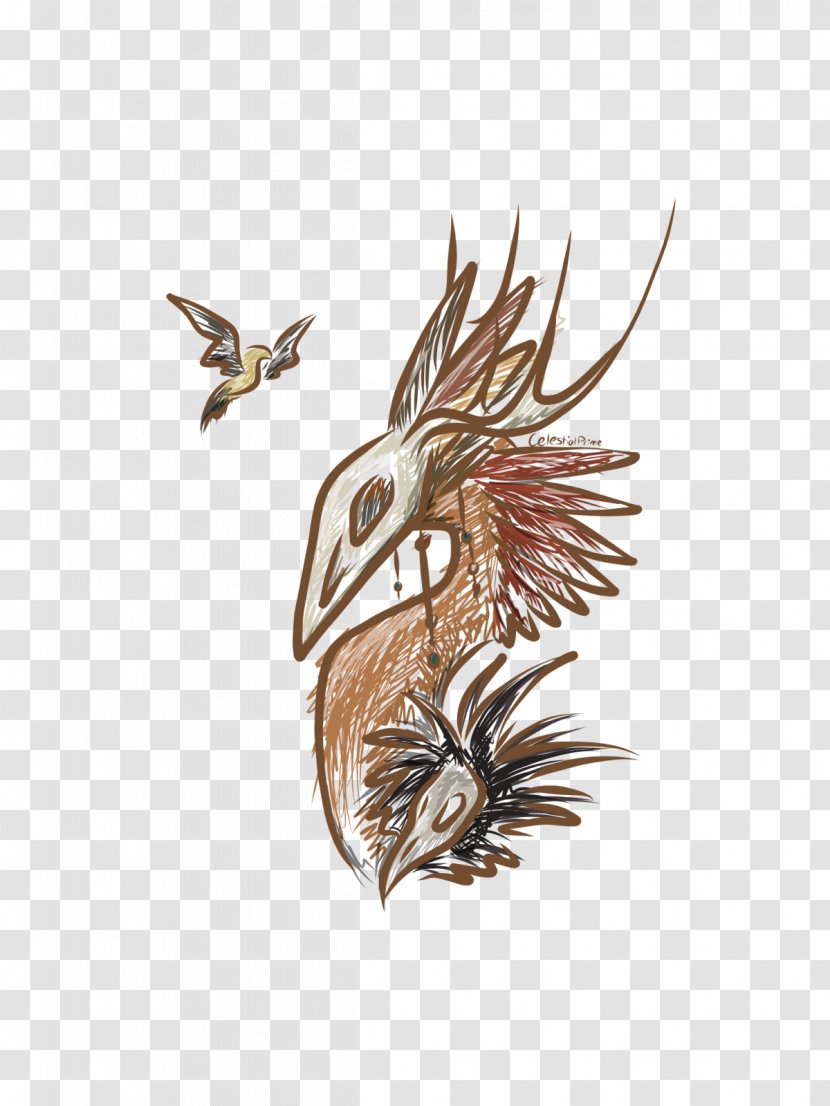 Eagle Beak Feather - Wing - Scribbles Transparent PNG