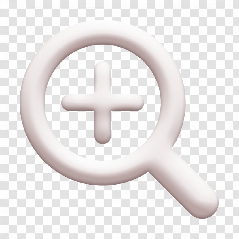 In Icon Magnifier Plus - Symbol - Sign Cross Transparent PNG
