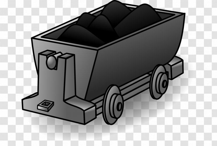 Coal Mining Rail Transport Clip Art - Vehicle Transparent PNG