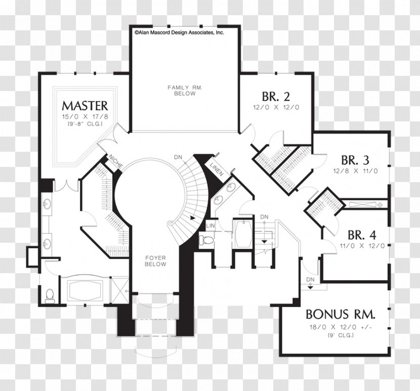 Floor Plan Paper House Stairs - Kitchen Transparent PNG