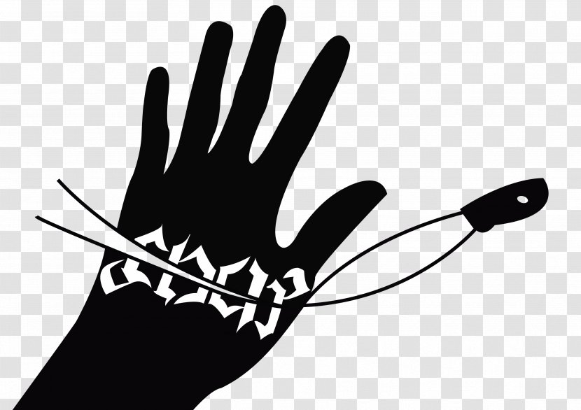 Finger Clip Art Glove Line Text Messaging - Chop Saw Makita Transparent PNG