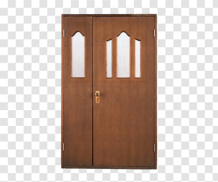 Cupboard Door Wardrobe Wood Stain - Brown Decorative Glass Transparent PNG