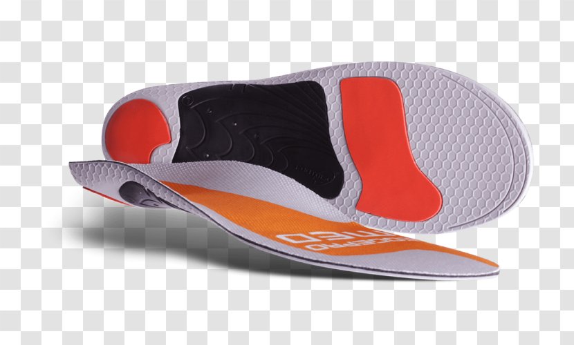 Shoe Insert Orthotics Flat Feet Foot - Orange - Technology Sensitivity Effect Transparent PNG