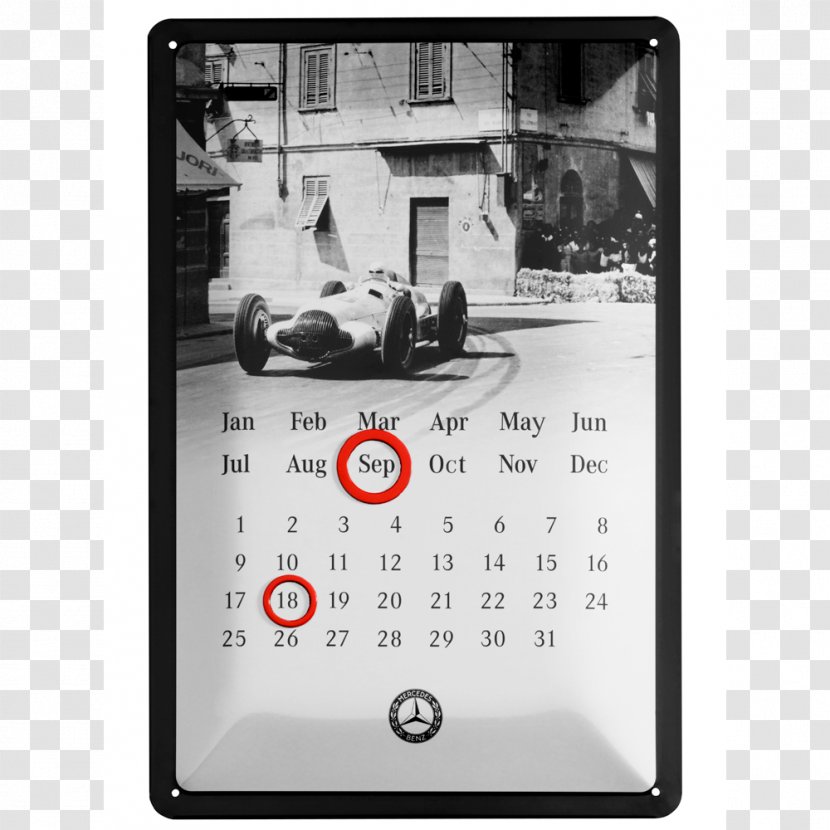 Grandini Clothing Mercedes-Benz Calendar Gift - Mercedes Benz Transparent PNG