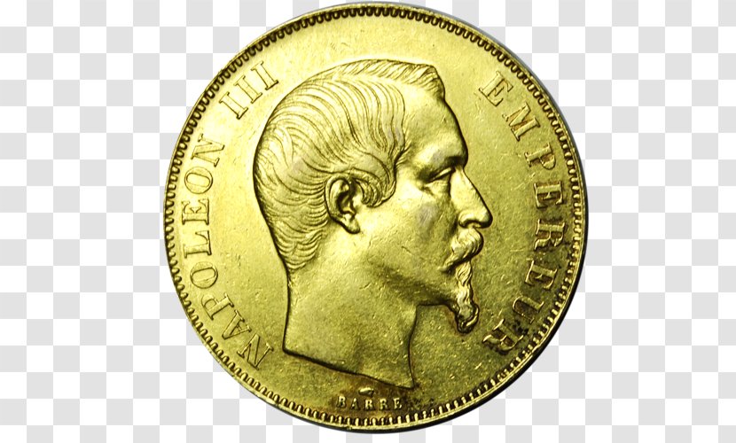 Coin Godot & Fils Neuilly Gold Napoléon Franc - France Transparent PNG