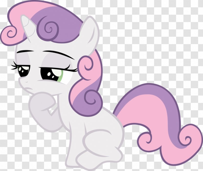 Pony Sweetie Belle Cat Colt Horse - Watercolor Transparent PNG