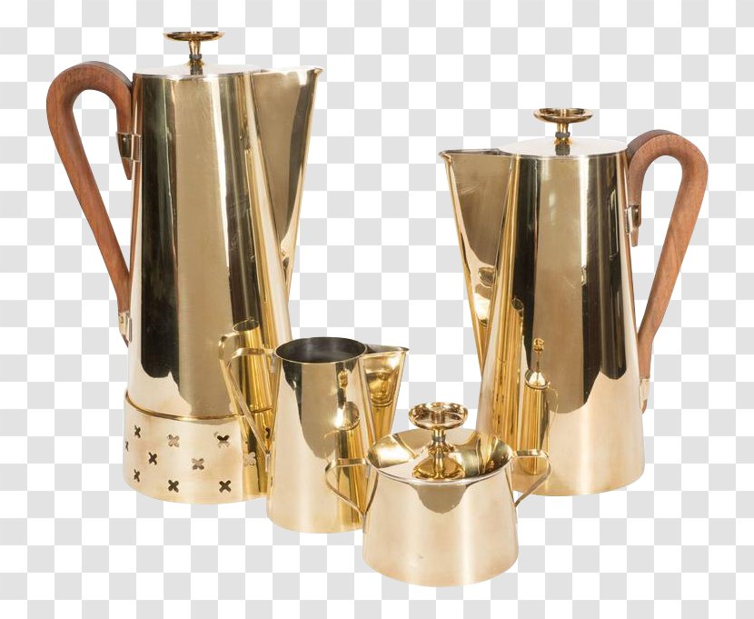 Brass Tea Set Coffee Product - Silversmith Transparent PNG