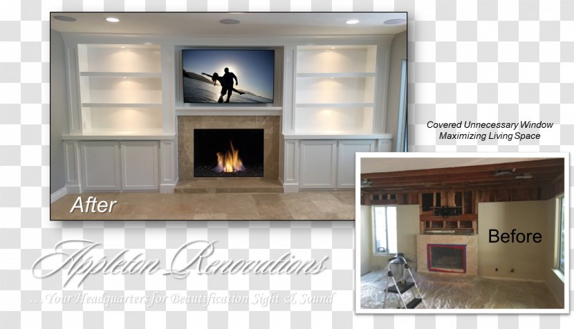 Entertainment Centers & TV Stands Home Theater Systems Furniture Fireplace - Wood Transparent PNG