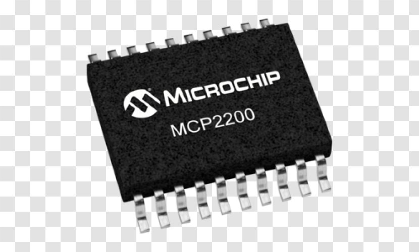 Integrated Circuits & Chips Universal Asynchronous Receiver-transmitter Microchip Technology PIC Microcontroller - Electronic Device - Circuit Component Transparent PNG