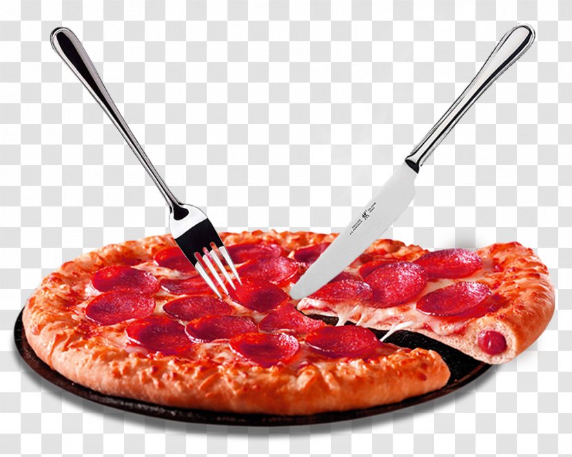 Sicilian Pizza Chicago-style Take-out - Dish - Delicious Ham Transparent PNG