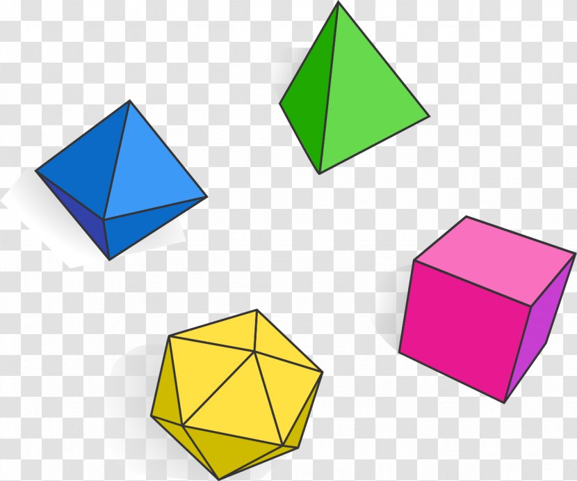 Regular Polyhedron Tetrahedron Net Geometry - Angle Transparent PNG