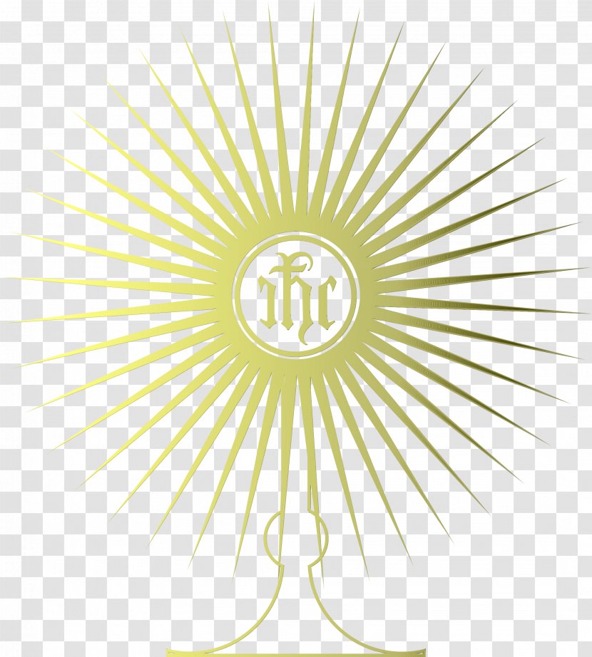 Monstrance Eucharistic Adoration Blessed Sacrament - Eucharist - Symmetry Green Transparent PNG