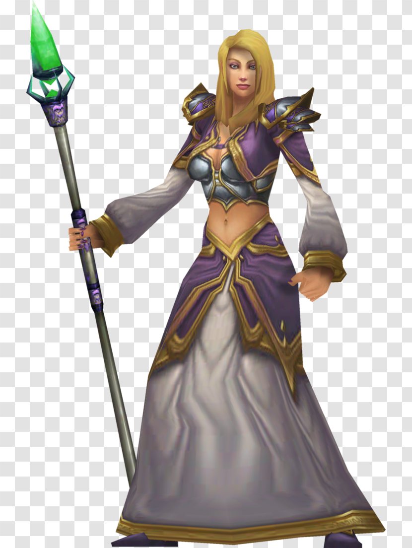 World Of Warcraft III: Reign Chaos Jaina Proudmoore WoWWiki Video Game - Spear - Jainism Transparent PNG
