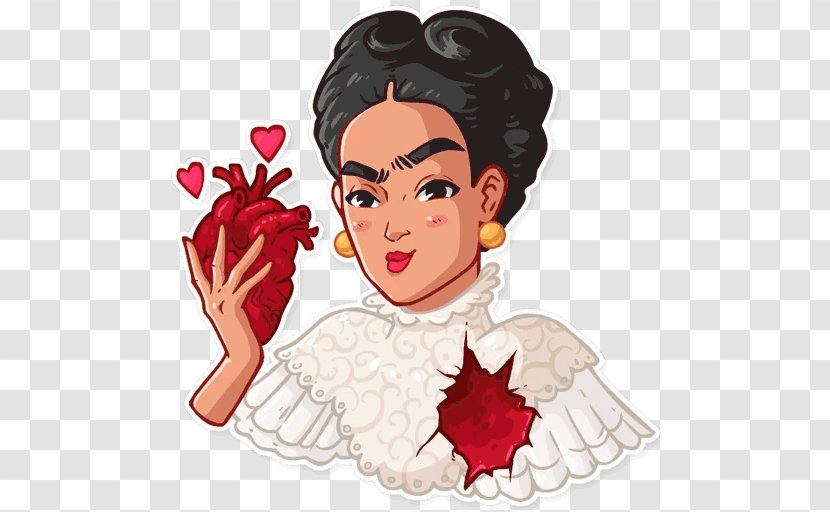 Frida Kahlo Sticker Telegram Artist Cartoon Heart Transparent Png You can use them for so many things. frida kahlo sticker telegram artist