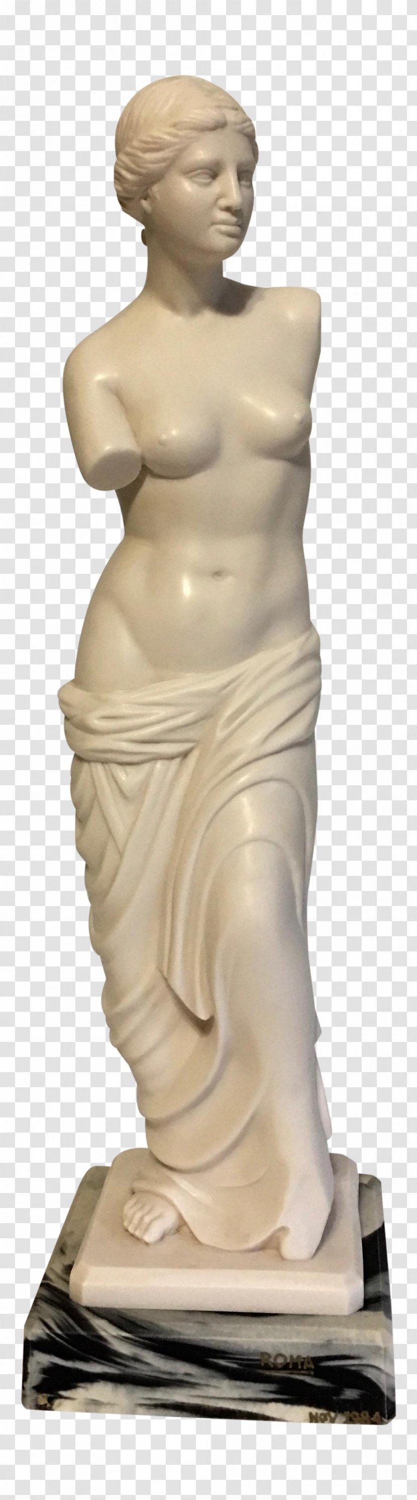 Statue Venus De Milo Marble Sculpture Classical - Chairish - Roman Transparent PNG