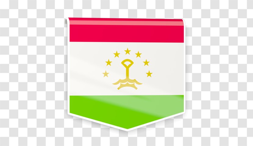 Flag Of Tajikistan Green Rectangle - Label Transparent PNG