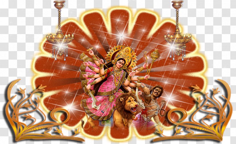 Durga Puja Goddess Wordzz - Nav Transparent PNG