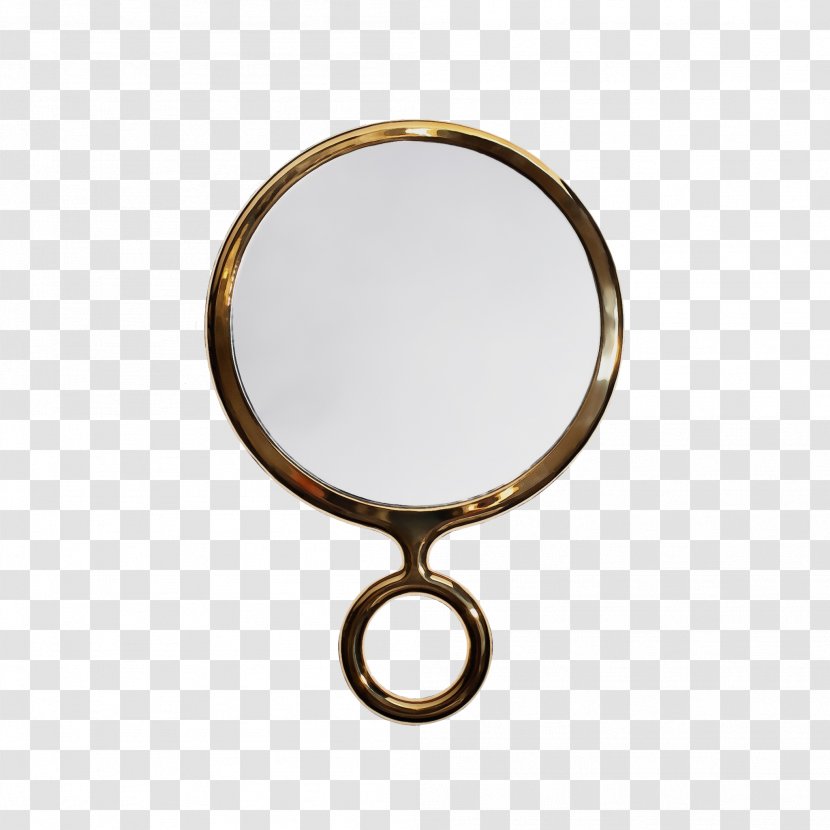 Mirror Brass Fashion Accessory Makeup Metal - Cosmetics - Jewellery Transparent PNG