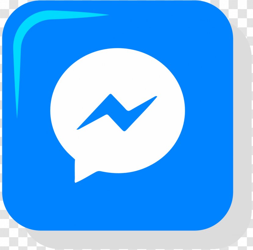 WhatsApp Facebook Messenger Messaging Apps Mobile App Message - Blue - Azure Transparent PNG
