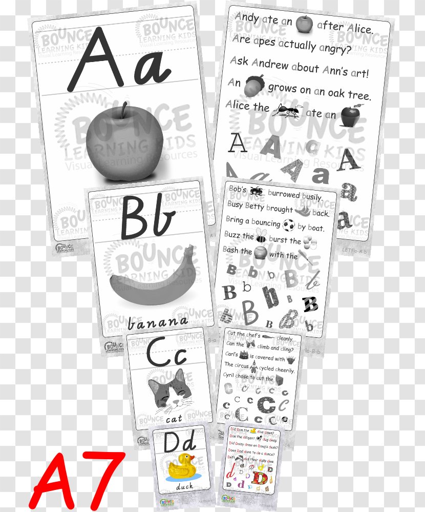Learning Child Flashcard Alphabet Literacy - Student Transparent PNG