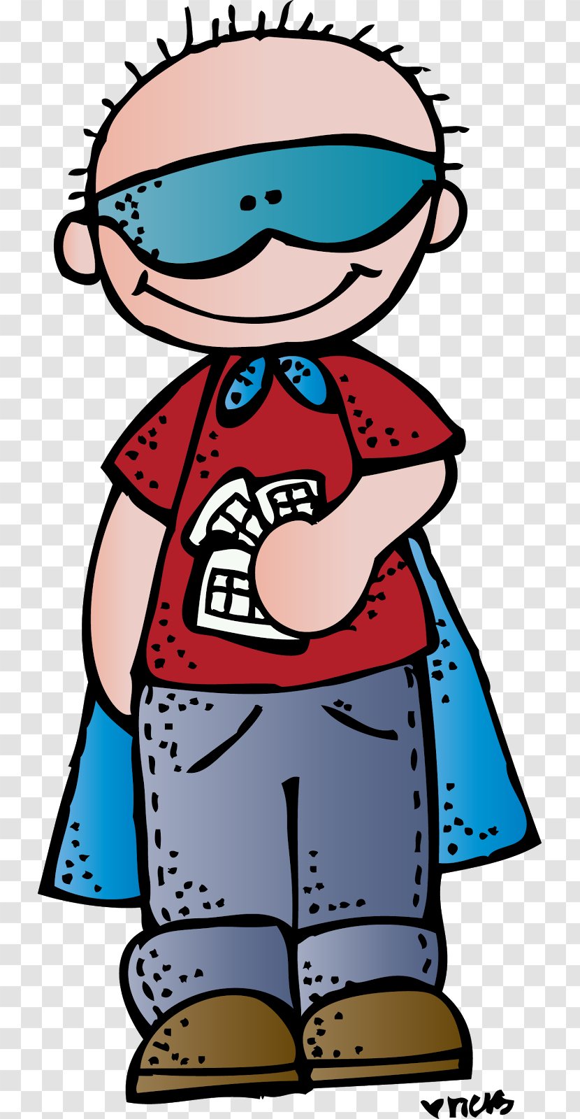 Drawing Superhero Clip Art - Artwork - Hero Dad Transparent PNG