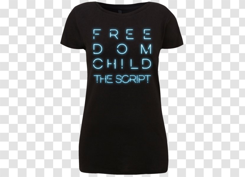 Concert T-shirt Freedom Child Hoodie The Script - Tshirt Transparent PNG