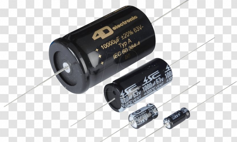 Electrolytic Capacitor Capacitance Voltage Electronics - Equivalent Series Resistance - Ax Transparent PNG